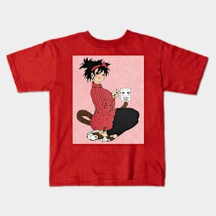 Best Saiyan Mamma Red Kids T-Shirt